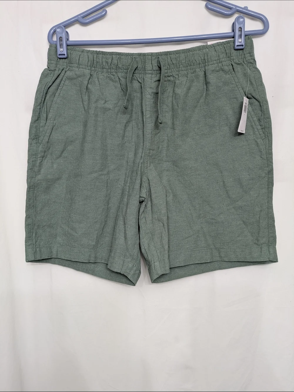 Old Navy Linen Blend Jogger Shorts - Green